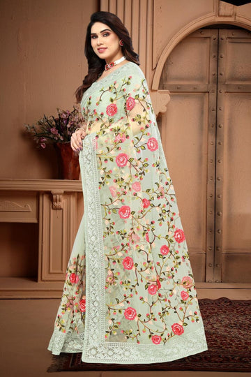 Ethnic Motifs Zari Woven Design Banarasi Saree